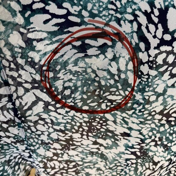 Allison britney Womens Dress Sz Large Coastal Artsy Nautical Beach Modern Casual - Picture 11 of 13